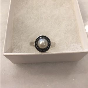 James Avery Vintage Cultured Pearl Ring
